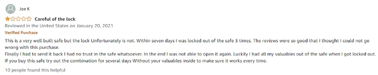 Top Critical Review for The Fort Knox PB1 Handgun Safe