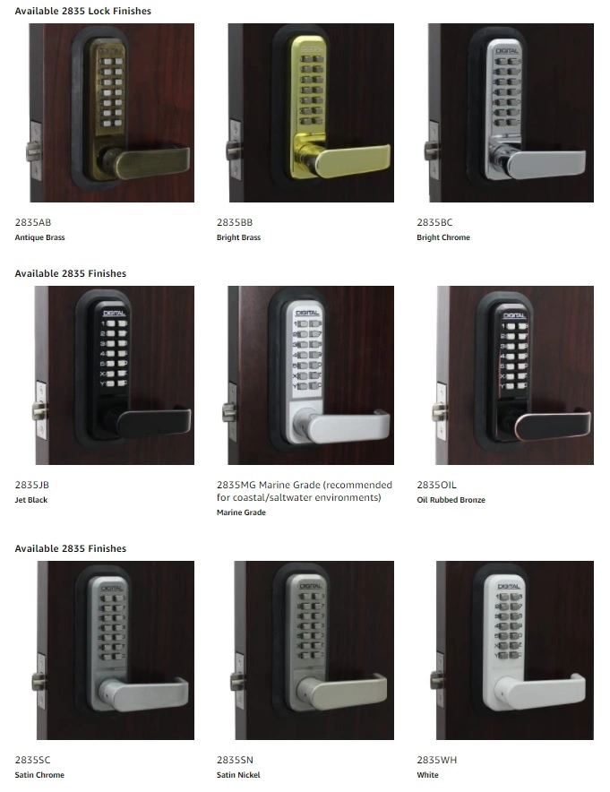 More Features of 2835MGDC Lockey USA