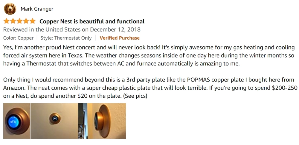 One Verified Customer's Review