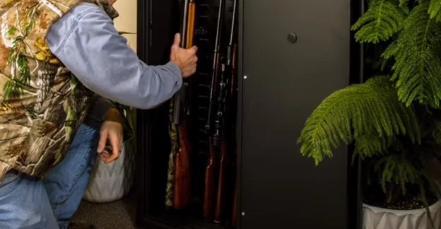 Gun Safe in the Corner