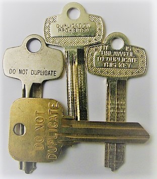Do Not Duplicate Keys